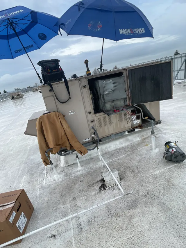 Air conditioner HVAC repair